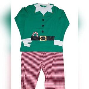 Carters Adult Xl Elf Pajama Set